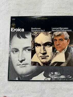 Beethoven Symphony No. 3 Eroica Leonard Bernstein Columbia Stereo LP 1962